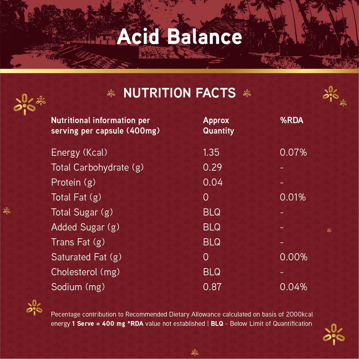Lyef - Nutrition Facts